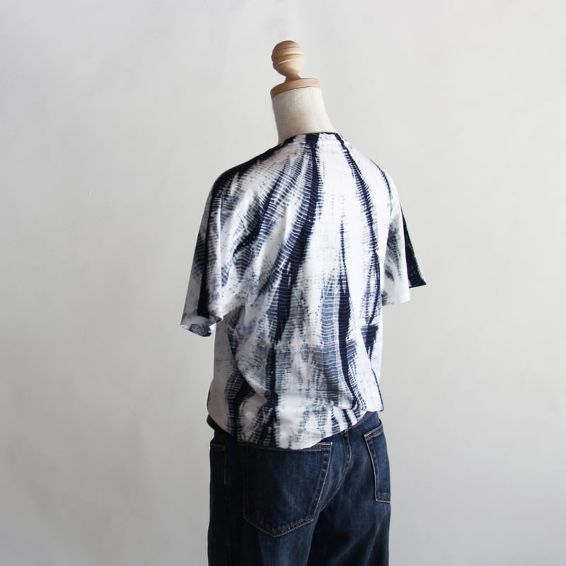 絞り染めTシャツ X008 | Blue Lab