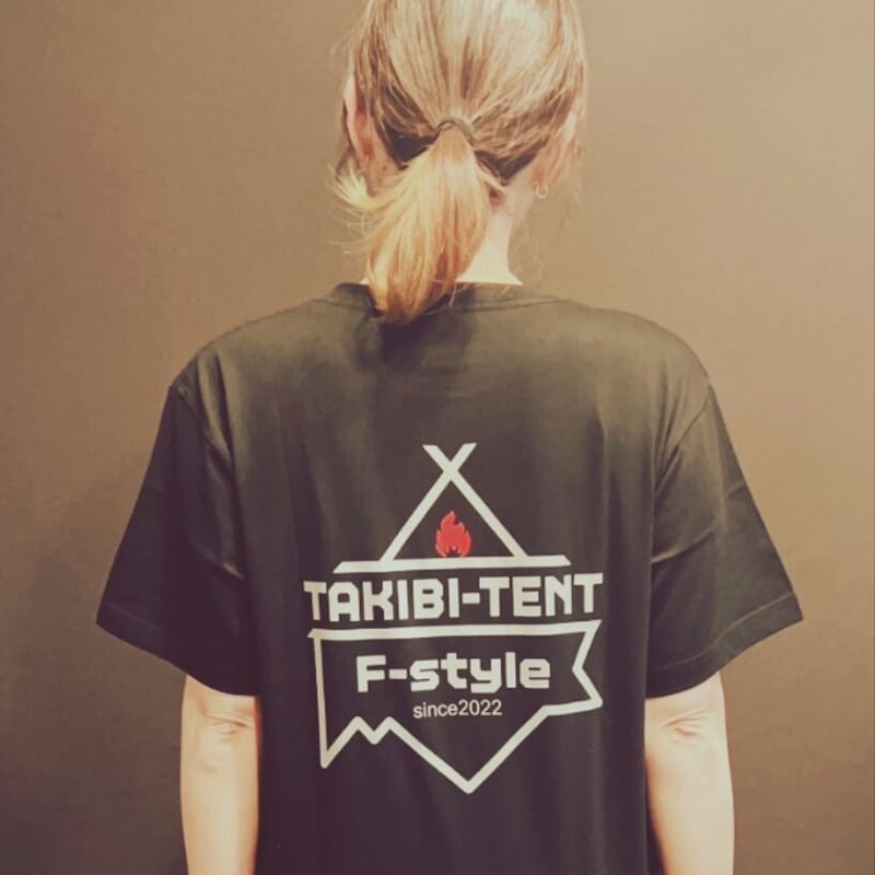 オリジナル半袖Tシャツ 『TAKIBIｰTENT/ F-style』 | 焚き火文化舎