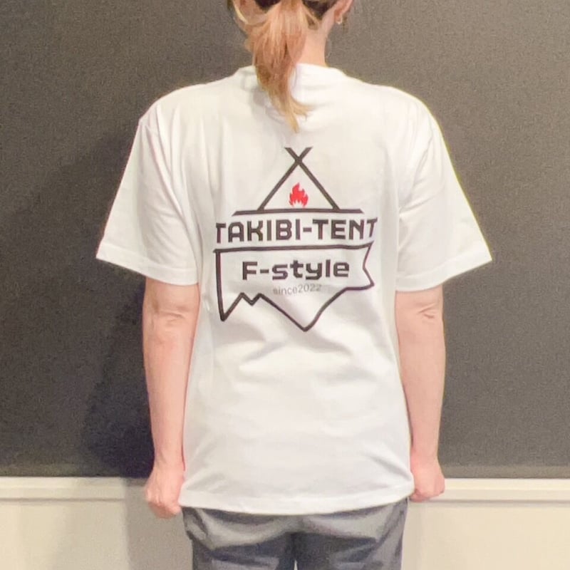 オリジナル半袖Tシャツ 『TAKIBIｰTENT/ F-style』 | 焚き火文化舎