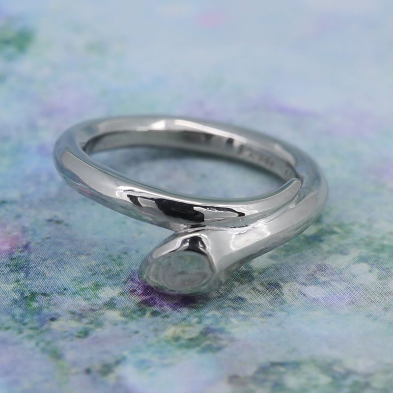 SAHKO♡プラチナルビーリング ckr-263 S プラチナ スネークリング | Caravella