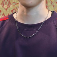 シルバーチェーンネックレス 035