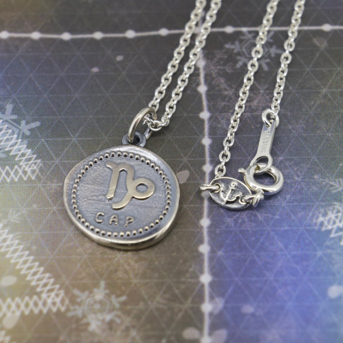 12星座モチーフ銀貨　山羊座 12星座モチーフ銀貨 山羊座