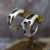 ckp-116 シルバーアトミックリングピアス