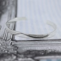 バングル15　シルバー平打ちバングル  M