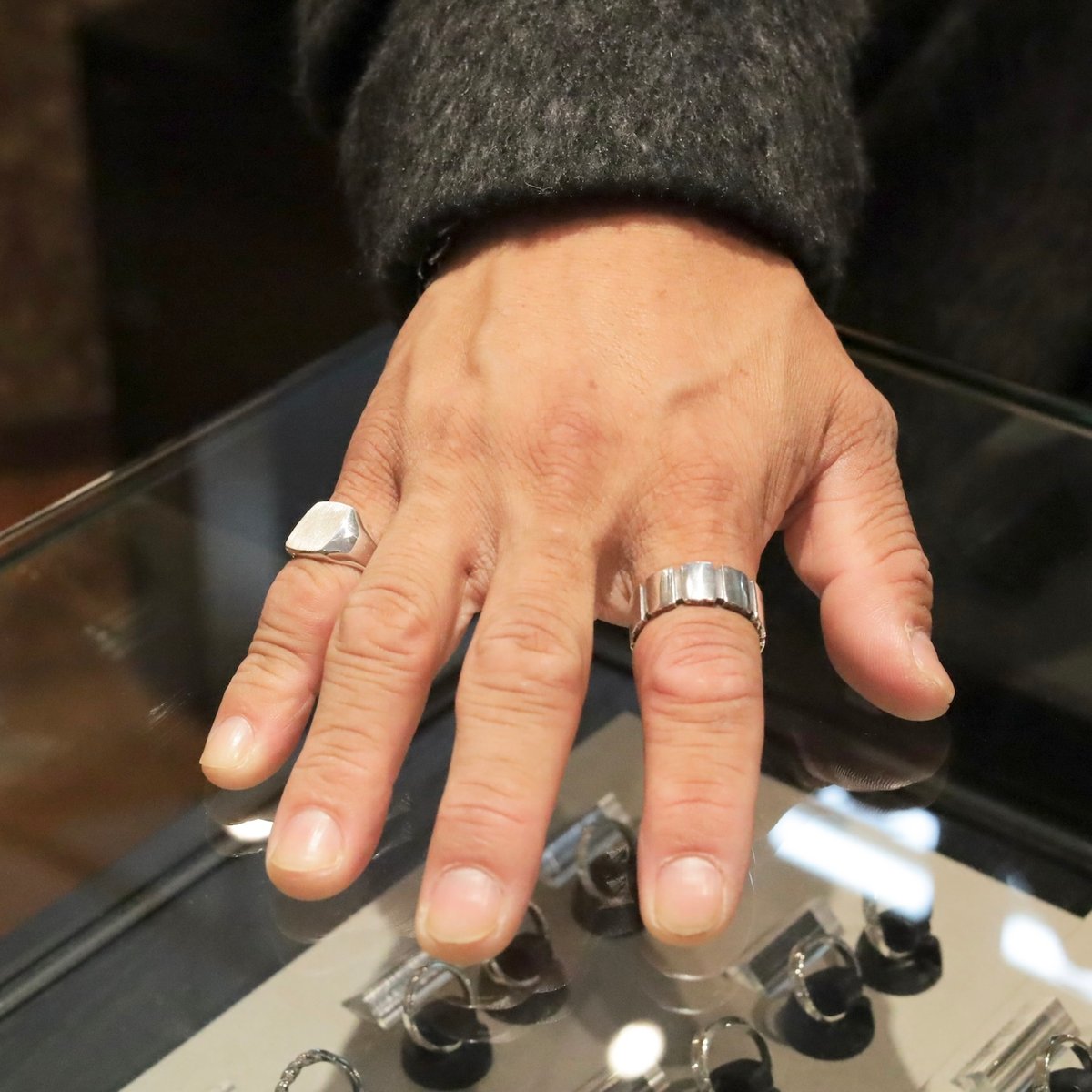 アデリンカシュー シグネット リング L アデリンカシュー シグネット リング L