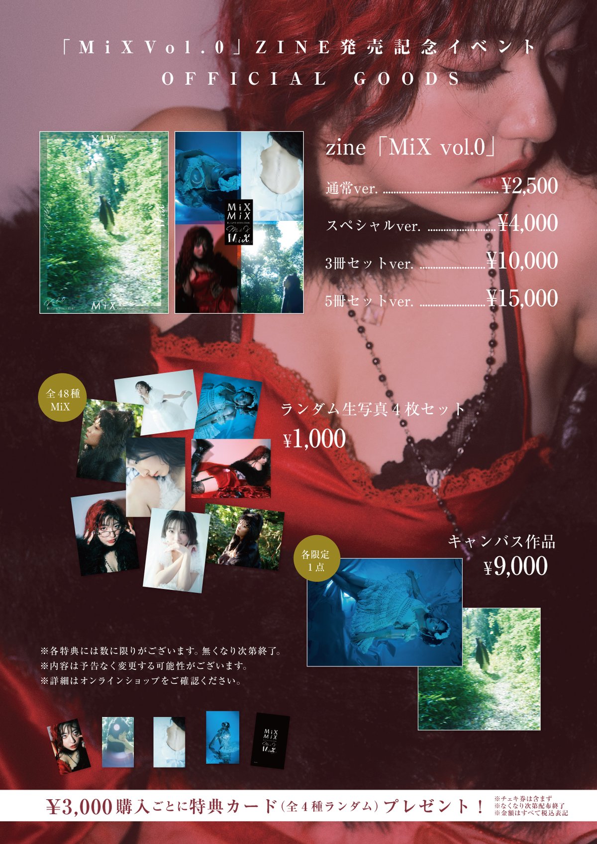 ZINE「MiX vol.0」生写真4枚セット | para's STORE