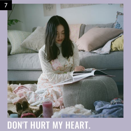 【001-025】I'm a Lover, not a Fighter.「Don't hurt my heart.」100部限定写真集