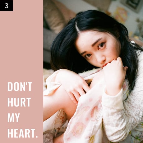 【001-025】I'm a Lover, not a Fighter.「Don't hurt my heart.」100部限定写真集