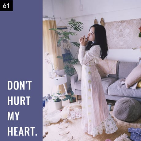 【051-075】I'm a Lover, not a Fighter.「Don't hurt my heart.」100部限定写真集