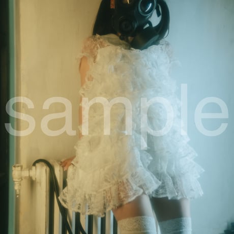 die with twin tails on mask noa-B
