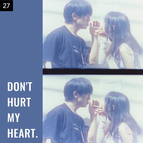 【026-050】I'm a Lover, not a Fighter.「Don't hurt my heart.」100部限定写真集