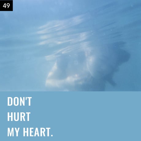 【026-050】I'm a Lover, not a Fighter.「Don't hurt my heart.」100部限定写真集