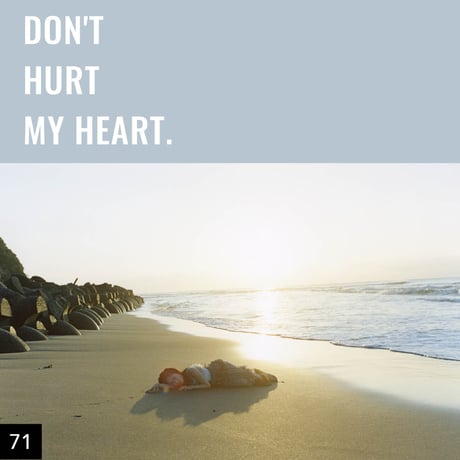 【051-075】I'm a Lover, not a Fighter.「Don't hurt my heart.」100部限定写真集