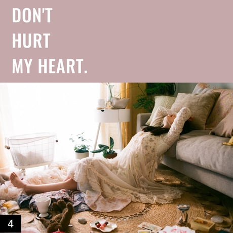 【001-025】I'm a Lover, not a Fighter.「Don't hurt my heart.」100部限定写真集