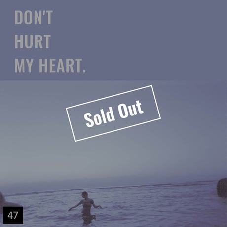 【026-050】I'm a Lover, not a Fighter.「Don't hurt my heart.」100部限定写真集