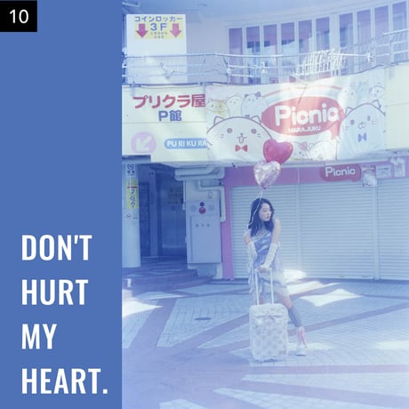 【001-025】I'm a Lover, not a Fighter.「Don't hurt my heart.」100部限定写真集