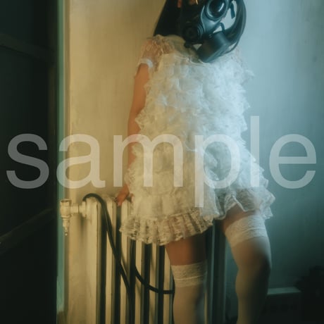 die with twin tails on mask noa-A