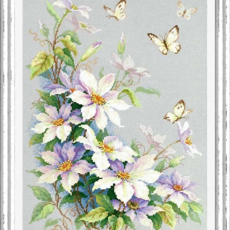 マジックニードル Magic Needle社 クロスステッチキット クレマチス