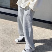 スリットスウェットパンツ