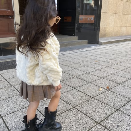 チェックプリーツスカート