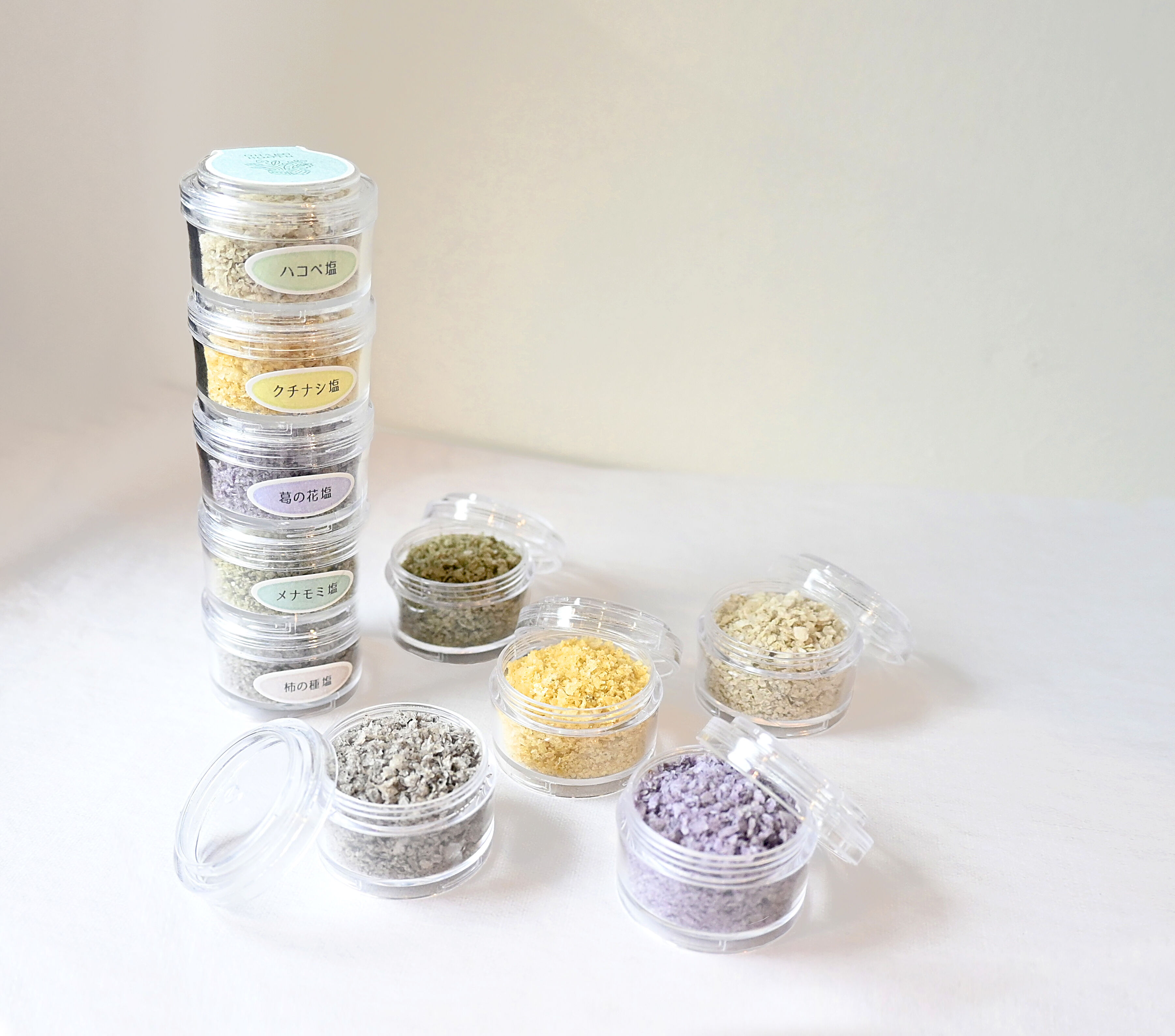 ソルトさん専用 彩り役草SALT】 限定バージョン 国産(飛騨産)ソルト 5種セット｜自然の