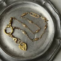 シェイクハンド　ネックレス チェーン　たたた Hチェーンネックレス アンカーチェーン メンズ ゴールド