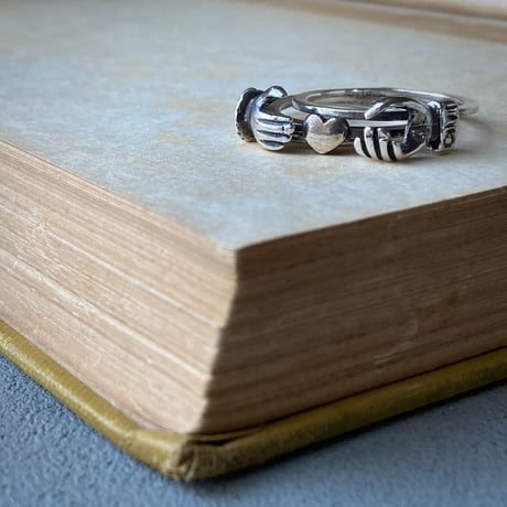 ヨーロッパヴィンテージ✴︎フェデリング ヴィンテージ ギメルリング【925 STERLING ITALY】Vintage
