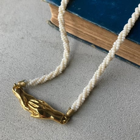 オリジナルネックレス（シェイクハンド ビーズのロープ）