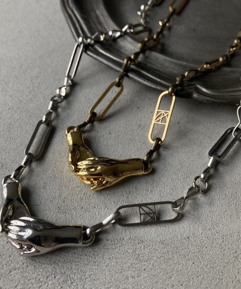 オリジナルネックレス（シェイクハンド） | Hands Tell You｜心