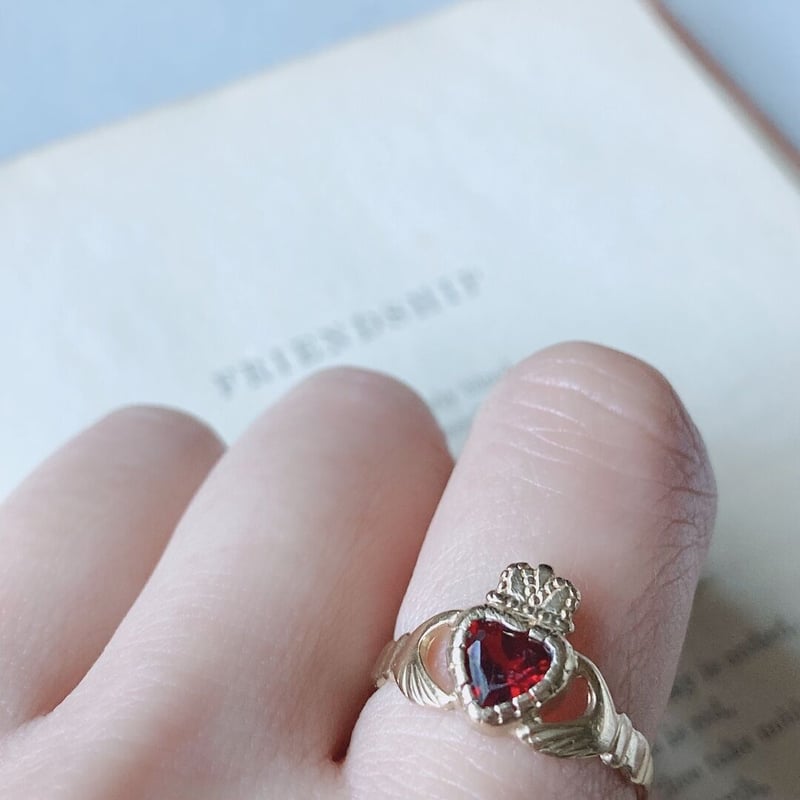 GLADDAGH RING 9号　グラダリング　♡　赤 GLADDAGH RING 9号 グラダリング ♡ 赤