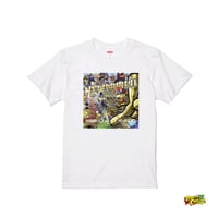 RODEM CYCLONE 『NEW WORLD MIX -GOLD-』 T-SHIRTS  ホワイト