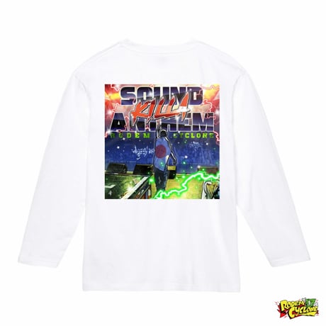 RODEM CYCLONE SOUND KILLA ANTHEM L/S TEE【WHITE】