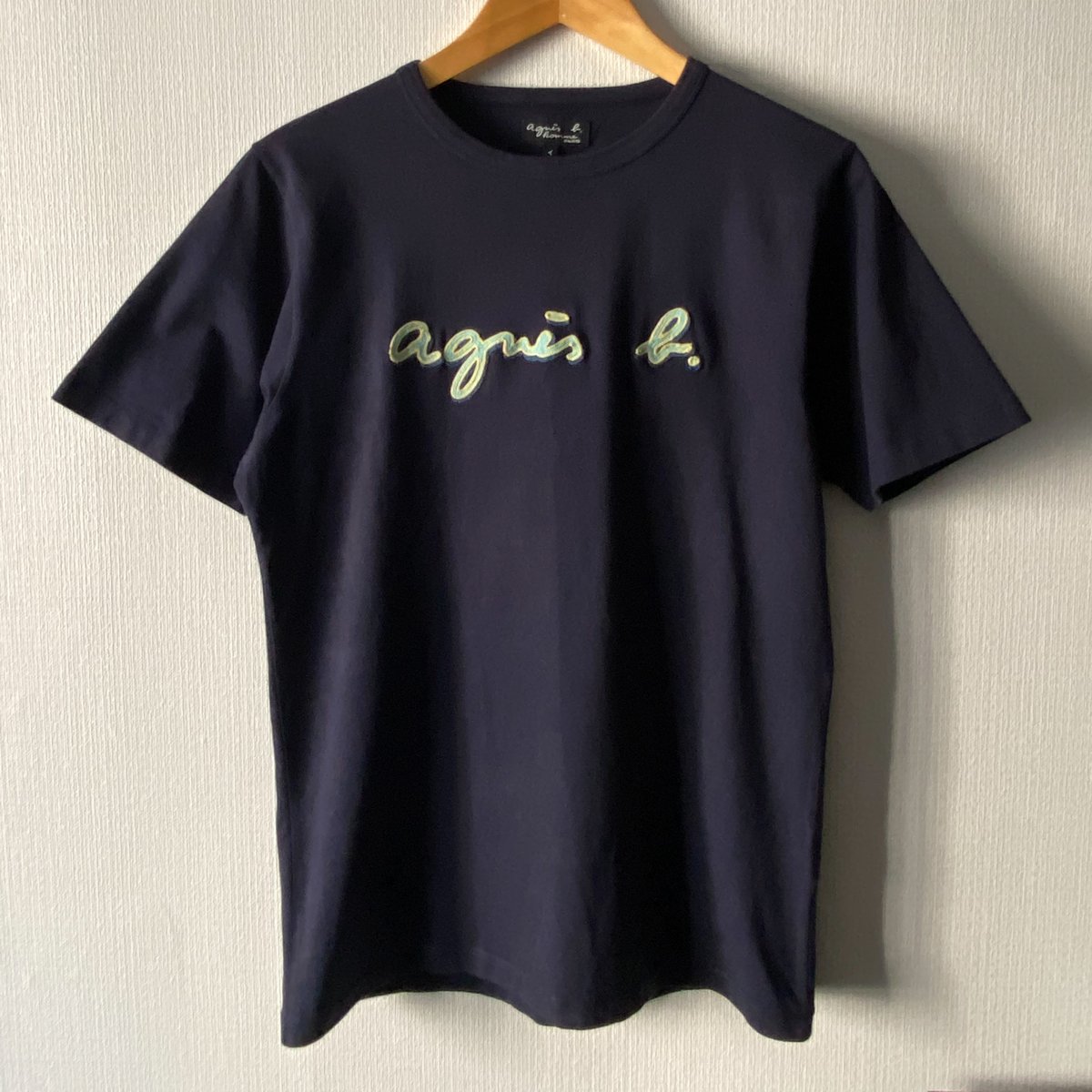 旧タグ ビンテージ agnes b. ロゴプリントTシャツ 3 黒 旧タグ ビンテージ agnes b. ロゴプリントTシャツ 3 黒 - メルカリ