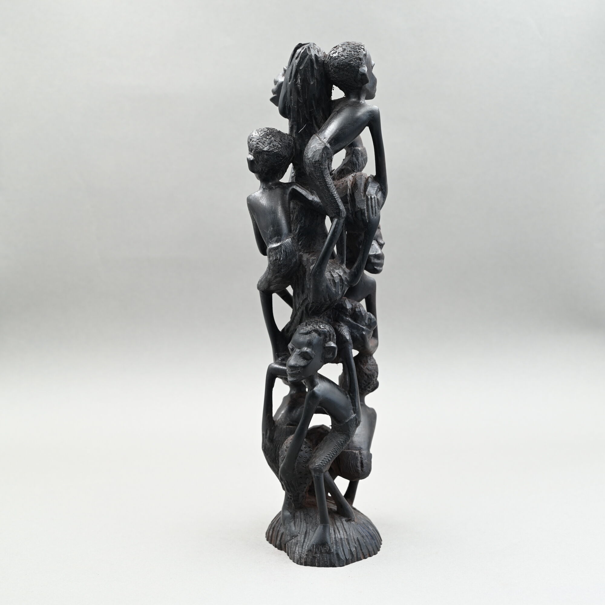 アフリカンアート　芸術的なマコンデアート　家族愛を感じるマコンデウジャマ マコンデ ウジャマ【010211003】 | Makonde Art Museum SHOP
