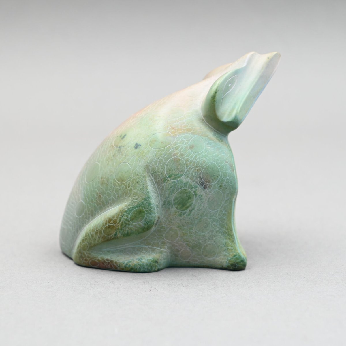 ソープストーン カエル【040124002】 | Makonde Art Museum SHOP