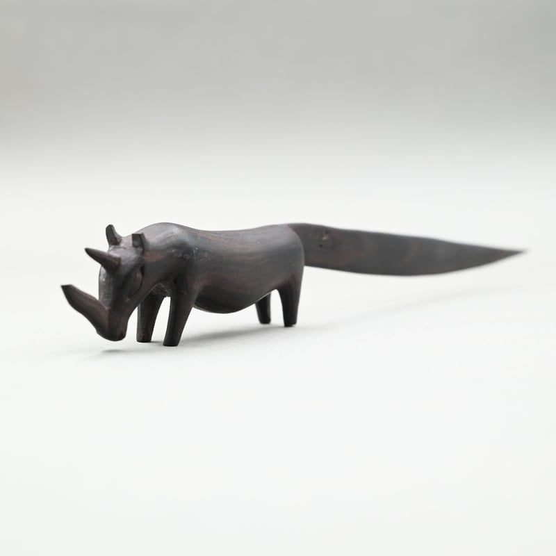 マコンデ ペーパーナイフ サイ【010502001】 | Makonde Art Museum