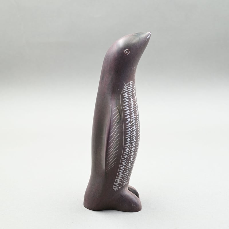ソープストーン ペンギン【040123001】 | Makonde Art Museum SHOP