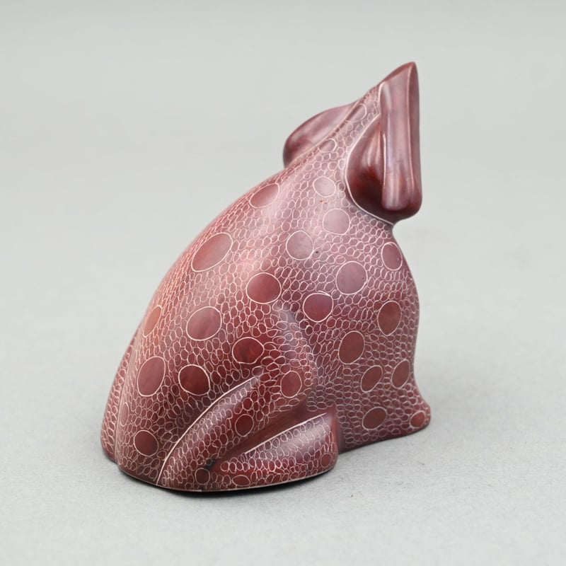 ソープストーン カエル【040124003】 | Makonde Art Museum SHOP