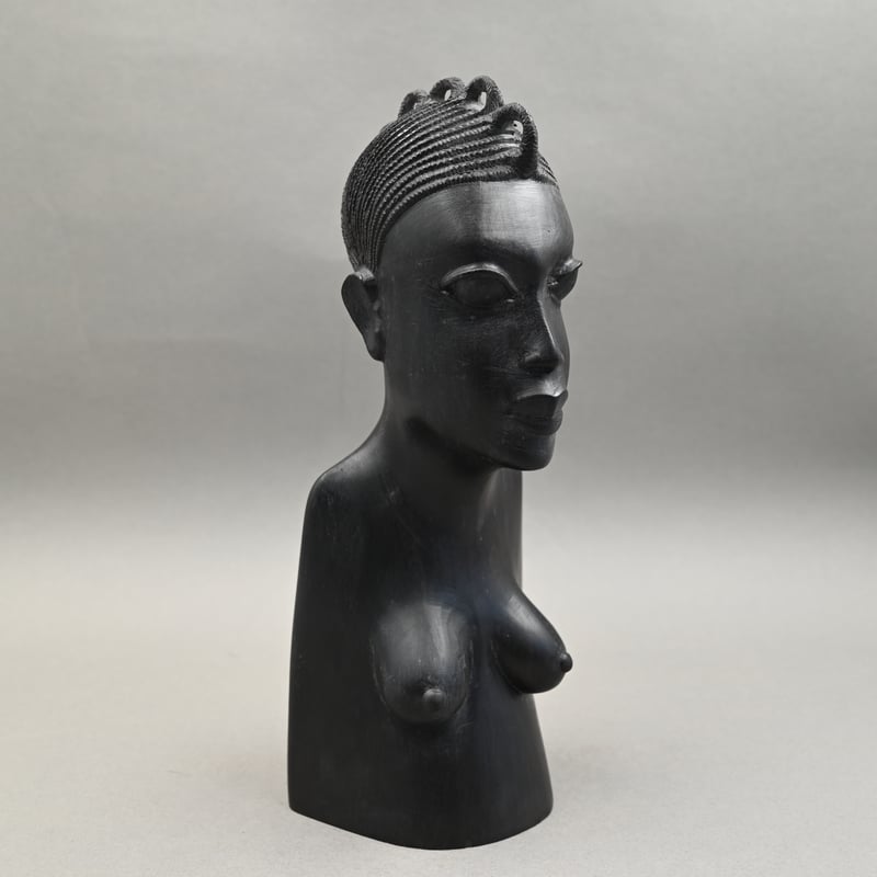 マコンデ 女性の胸像【010452001】 | Makonde Art Museum SHOP