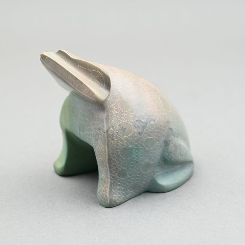 ソープストーン カエル【040124002】 | Makonde Art Museum SHOP