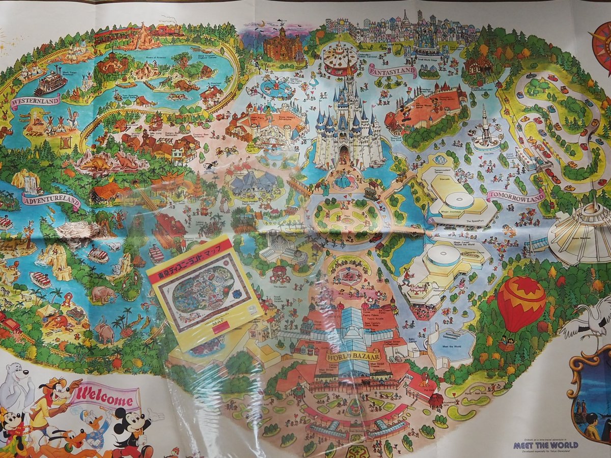 ☆東京ディズニーランド『マップポスター』超 レア ☆