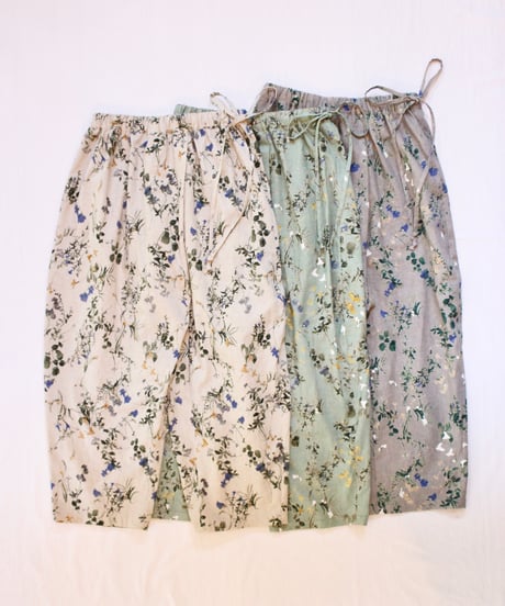 flower wrap pants