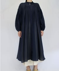 コットンシフォンギャザードレス