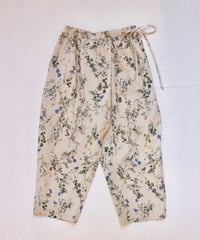 flower wrap pants
