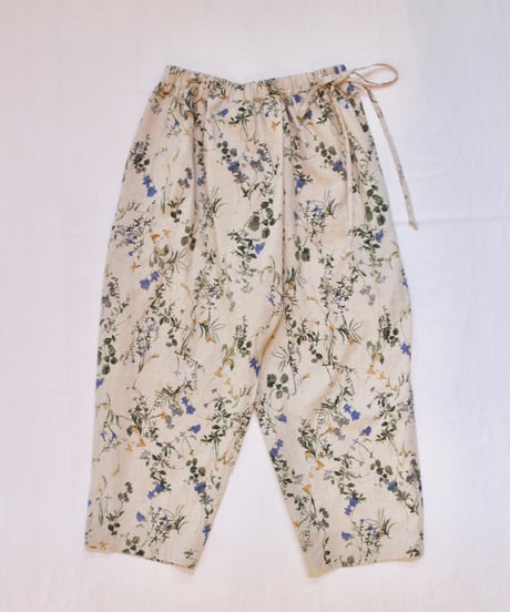 flower wrap pants