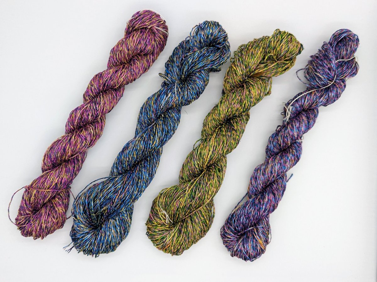 kasuri yarn x Ring Yarn 絣糸×リングヤーン130m | 高三商店