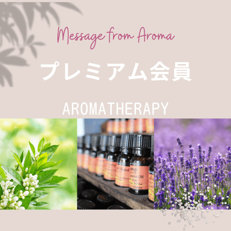 Message from Aroma  プレミアム法人会員様（月額利用料金）