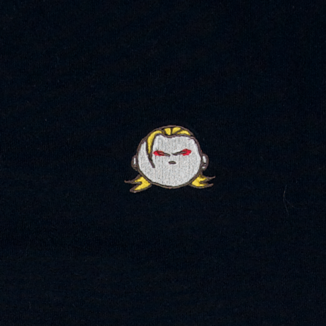 【天羽組】和中 ワンポイントTシャツ -ブラック-