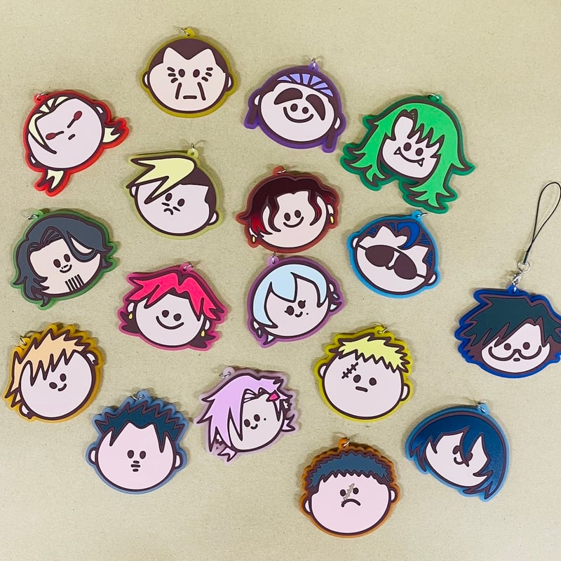 華の天羽組 ストラップ まとめ 天羽組】わなかそういちろう ラバーストラップ | ヒューマンバグ