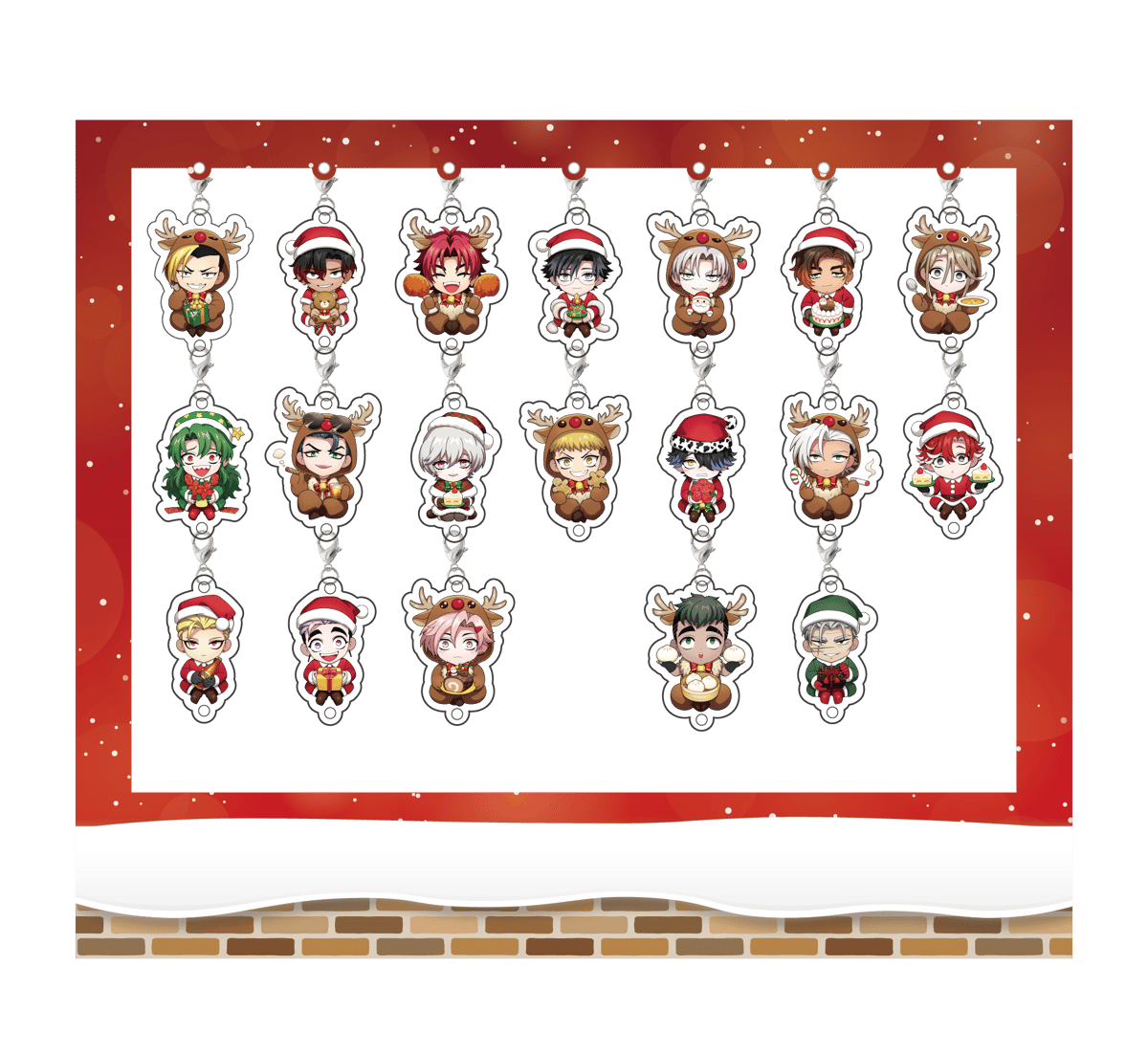 天城FIN】クリスマスキーホルダー香月 | ヒューマンバグ大学公式グッズ